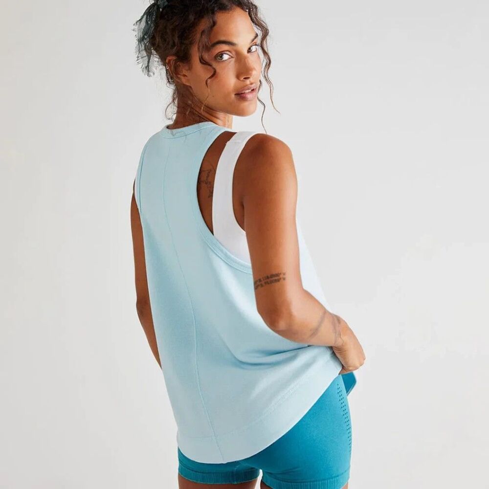 Free People Movement x Surfrider Care Inhale Tank Women Size L - Picture 2 of 10
